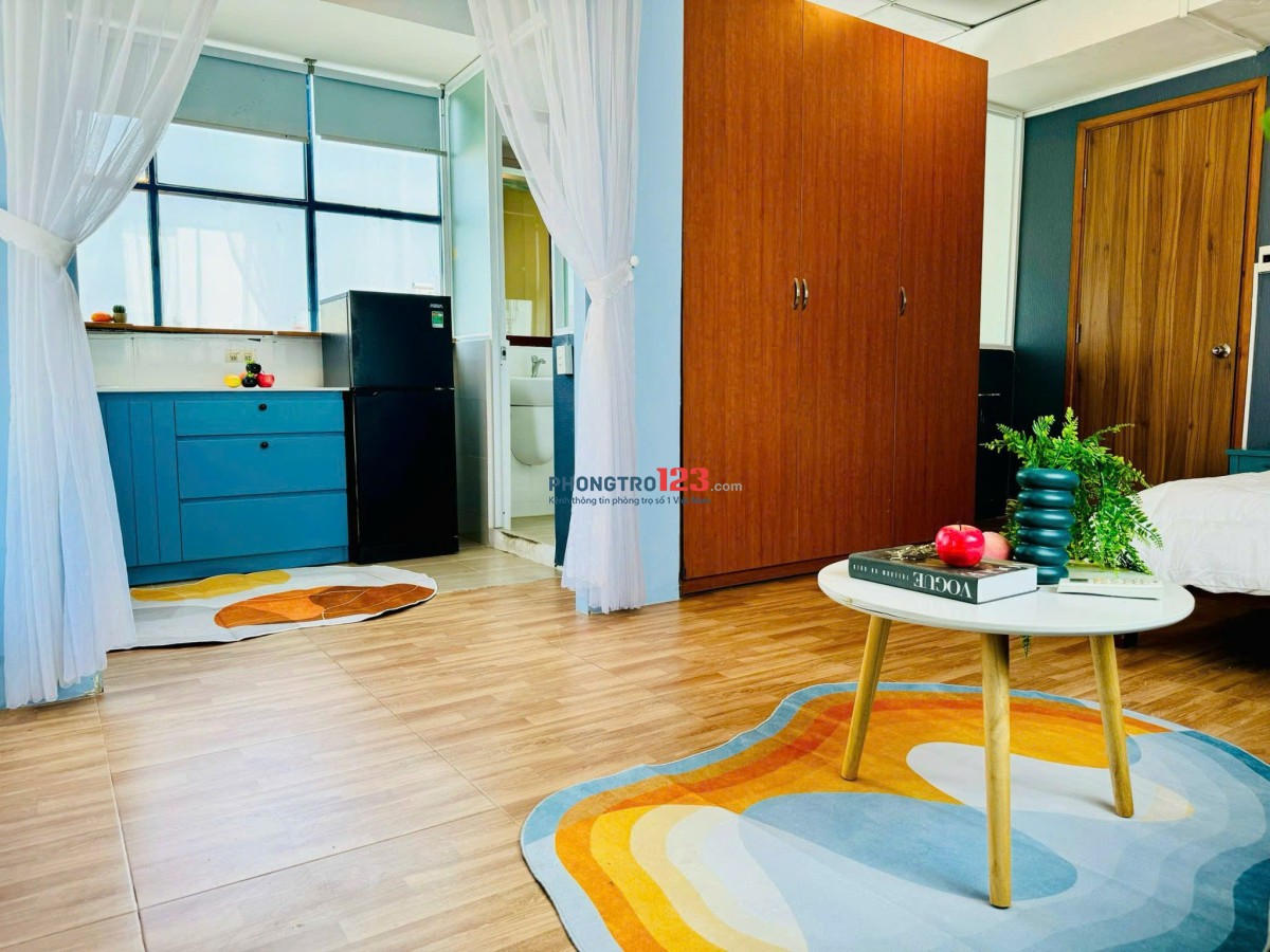 Cho thuê phòng 37m², 2 cửa sổ lớn, ngay Hoàng Hoa Thám, Bình Thạnh, giáp Q1, Q3, PN Ngay PXL