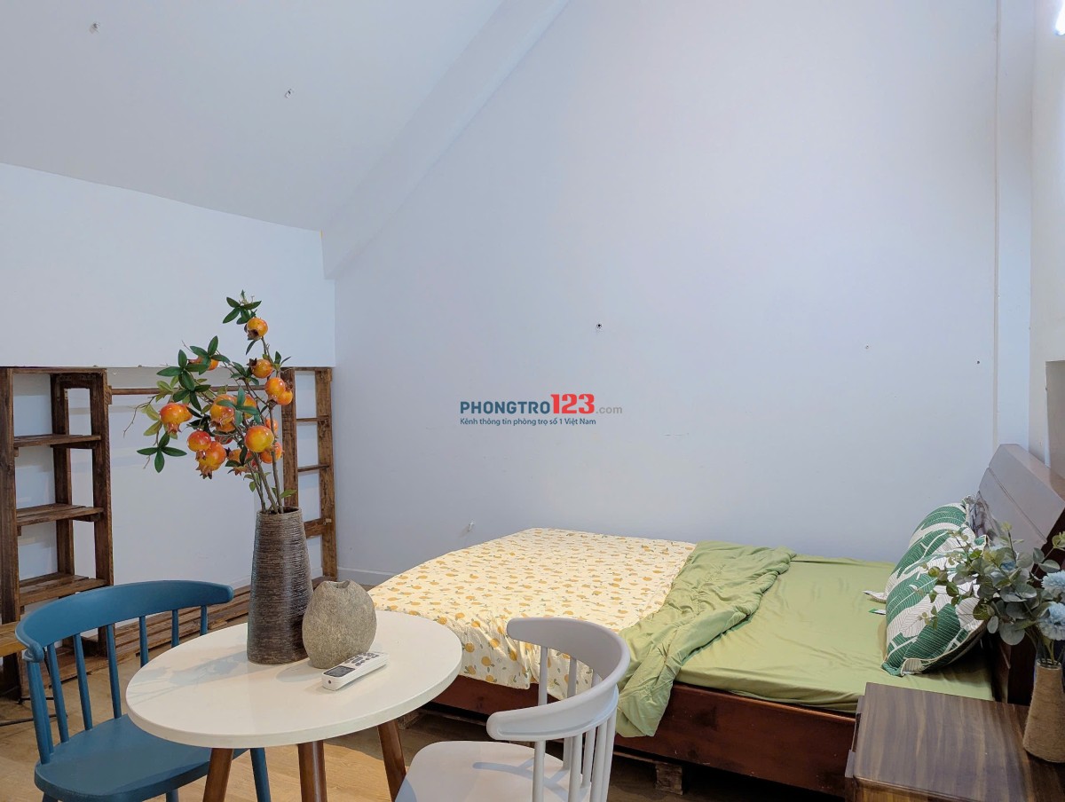 Căn hộ studio cửa sổ trời - full nội thất decor như homestay ngay sân bay Tân Sơn Nhất quận Tân Bình