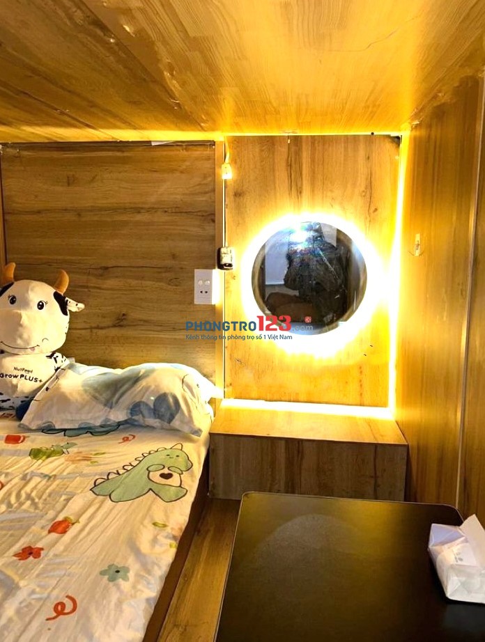 ⭐️⭐️⭐️Hệ thống phòng 1 người Full NT, KTX Sleepbox Q1 - giá 1tr3
