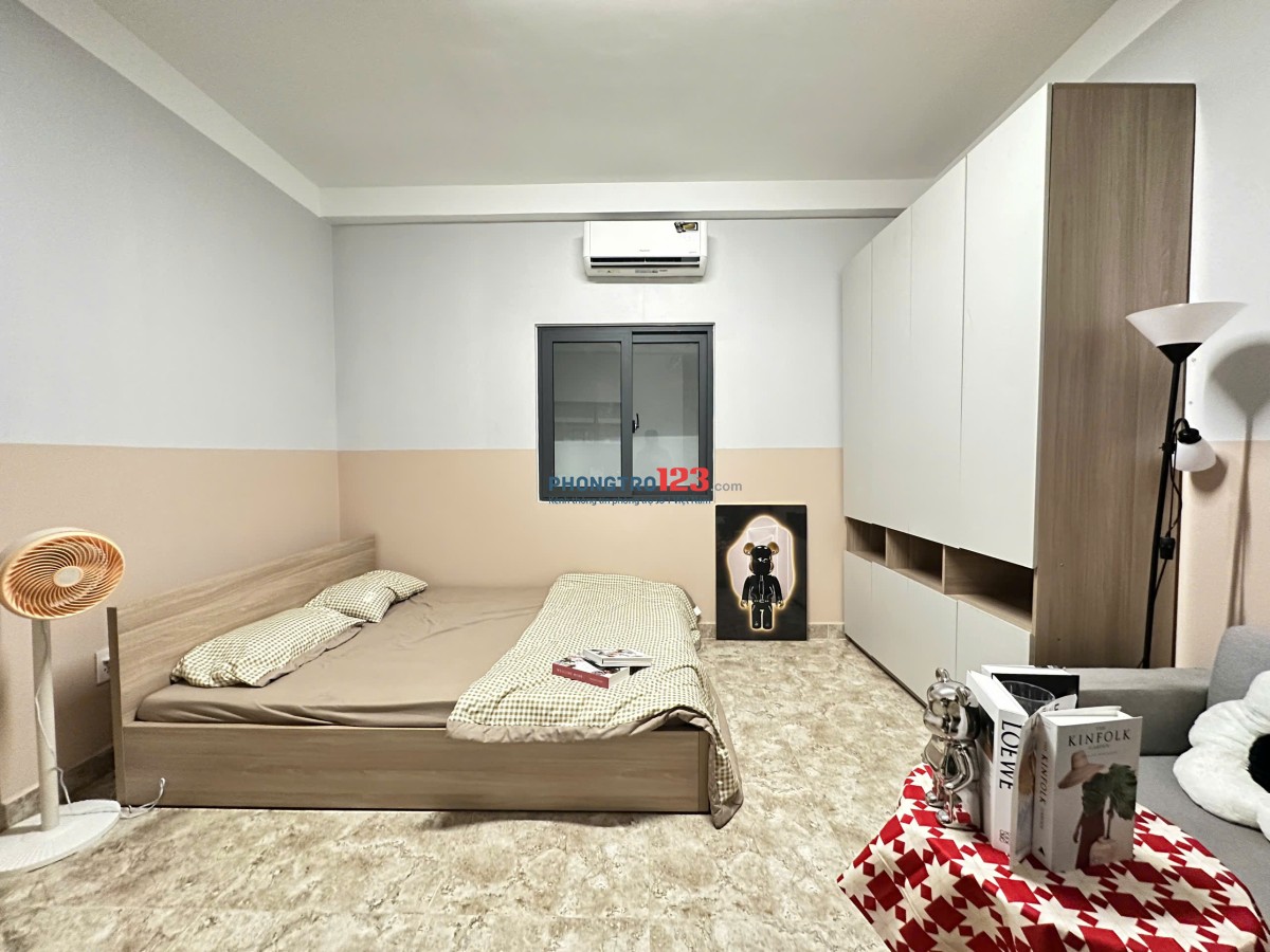 STUDIO CỬA SỔ MỚI XÂY FULL NỘI THẤT