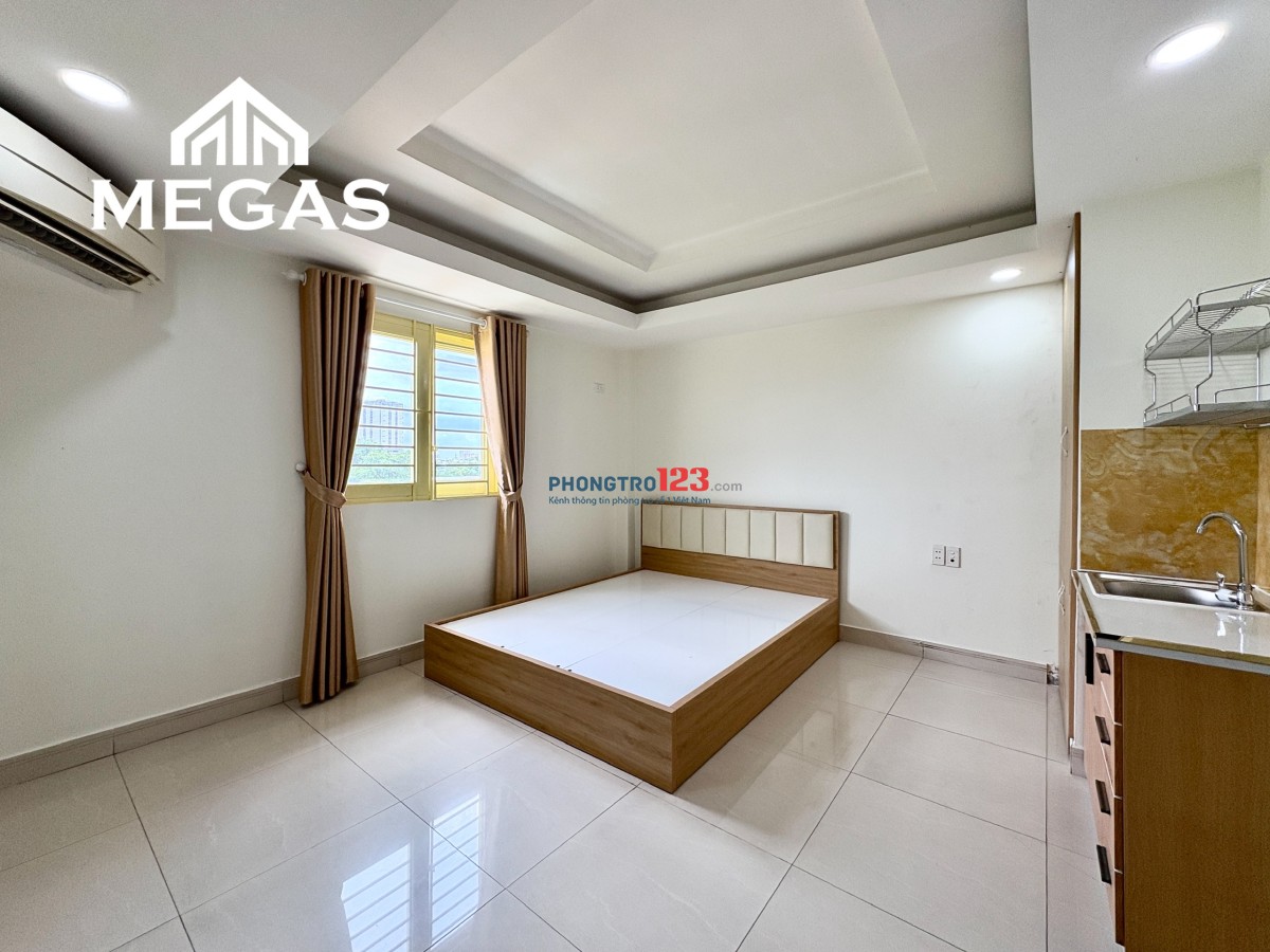Khai trương phòng mới ngay vòng xoay Trung Sơn, cạnh Him Lam, FULL nội thất có ban công, CS