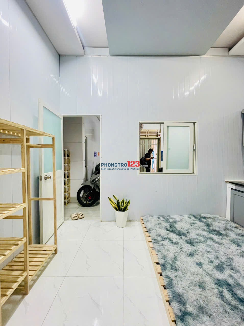 Phòng trọ dành cho 1-2 người ở, 25m2 đường Quang Trung