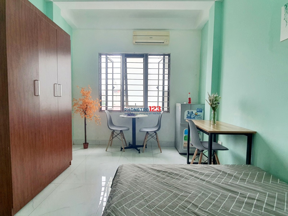 Nhà trọ full đồ, 2tr8 ở 207 Phùng Hưng, ngay chân bệnh viện Thiên Đức, gần bv 103, chợ Yên Phúc