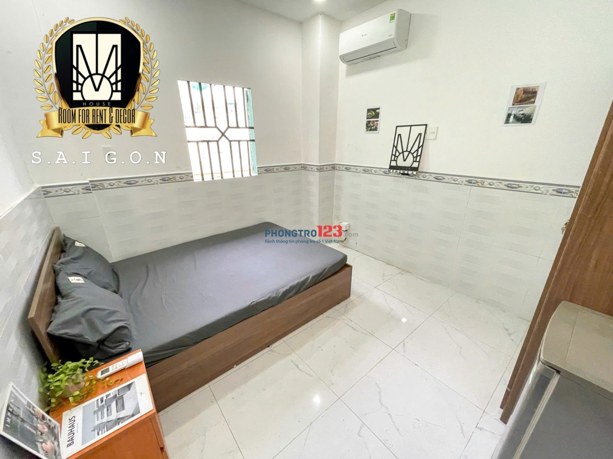 Trọ 25m2 Hoàng Hoa Thám, Phú Nhuận gần vòng xoay Nguyễn Thái Sơn, đại học UFM, sân bay Tân Sơn Nhất