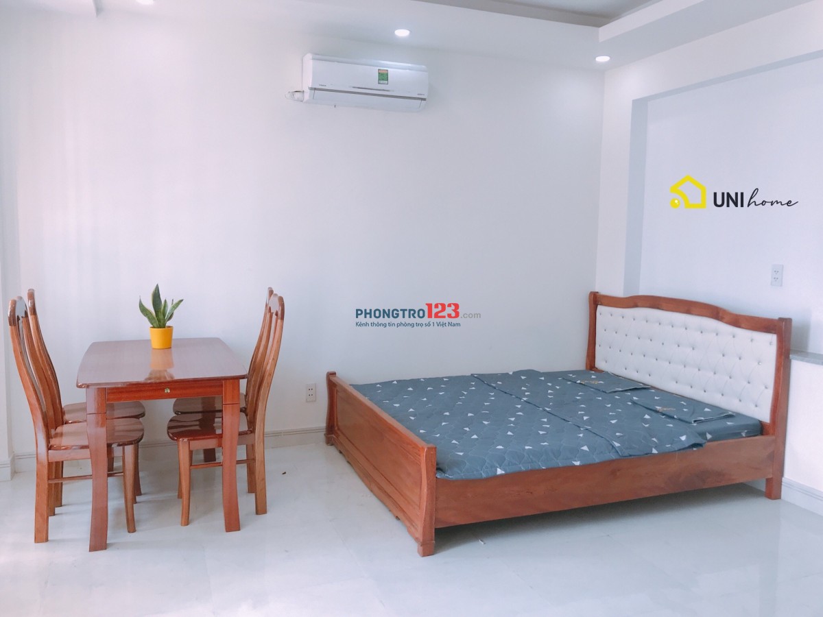 CĂN HỘ DỊCH VỤ FULL NỘI THẤT, LIỀN KỀ QUẬN 1, NGAY CẦU THỊ NGHÈ