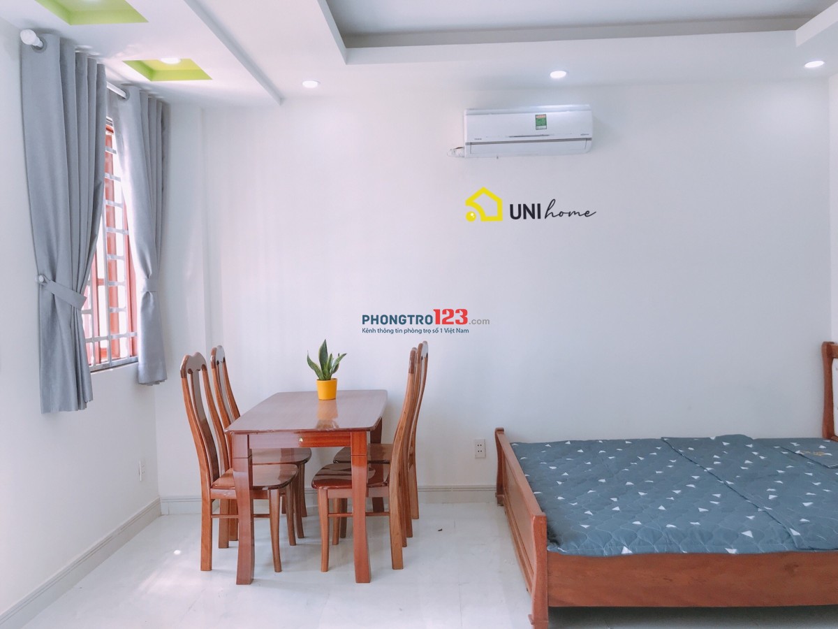 CĂN HỘ DỊCH VỤ FULL NỘI THẤT, LIỀN KỀ QUẬN 1, NGAY CẦU THỊ NGHÈ