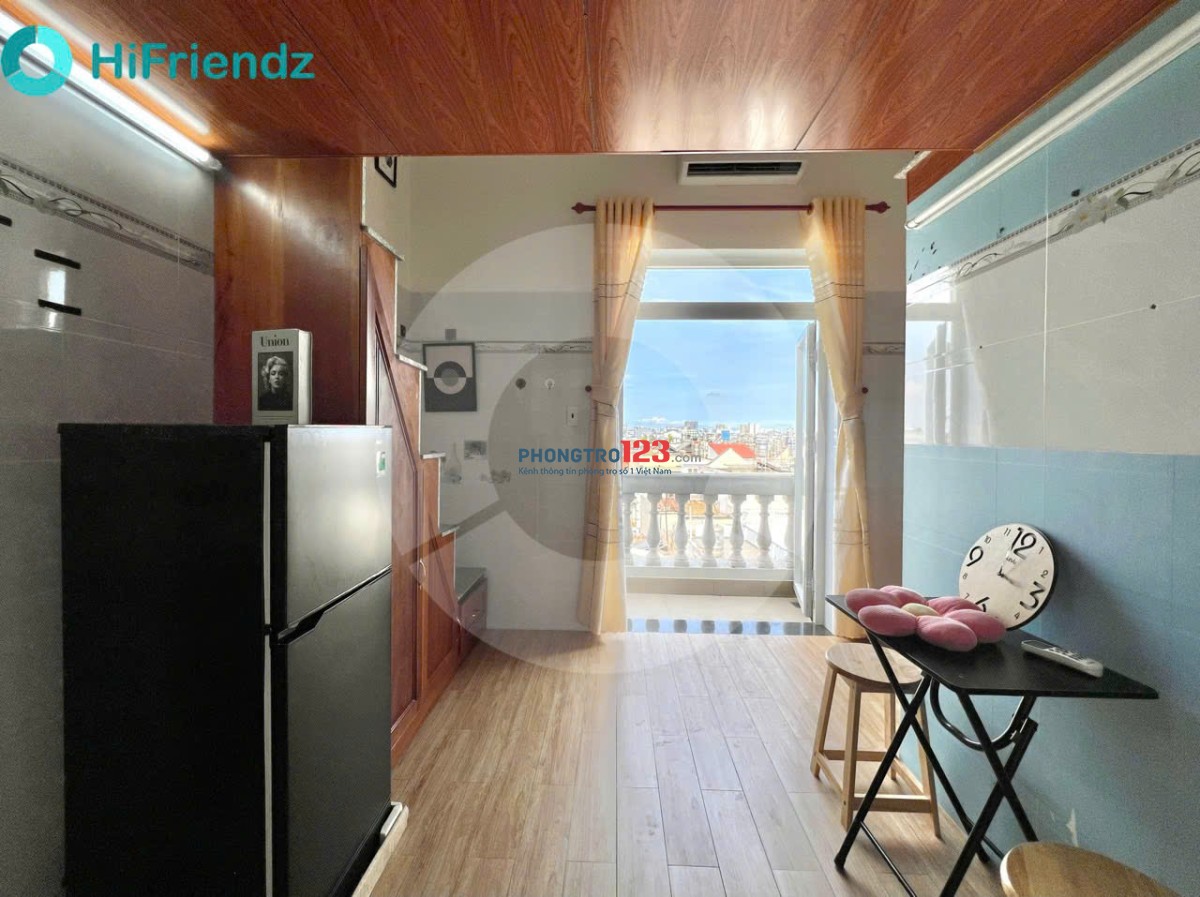 STUDIO FULL NỘI THẤT, FREE DỊCH VỤ XE, CÓ THANG MÁY, TOÀ LỚN CAO CẤP - CHỈ 3XXX