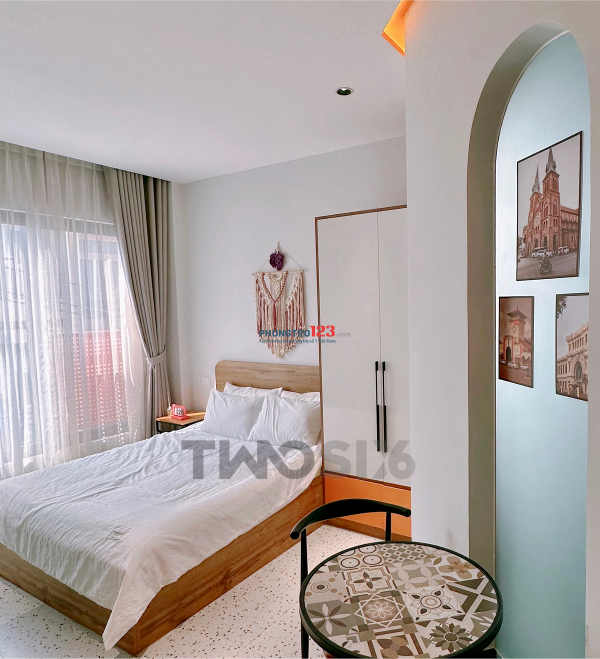 Twosix Apartment – Căn hộ studio tiện nghi, full nội thất, ban công thoáng mát ngay trung tâm TâBình