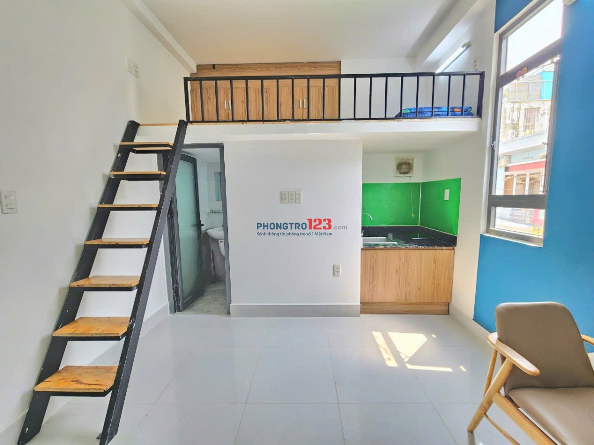 Phòng có gác 30m2, cửa sổ trời, nhà thang máy, full NT Ung Văn Khiêm, Bình Thạnh, ở được nhiều người