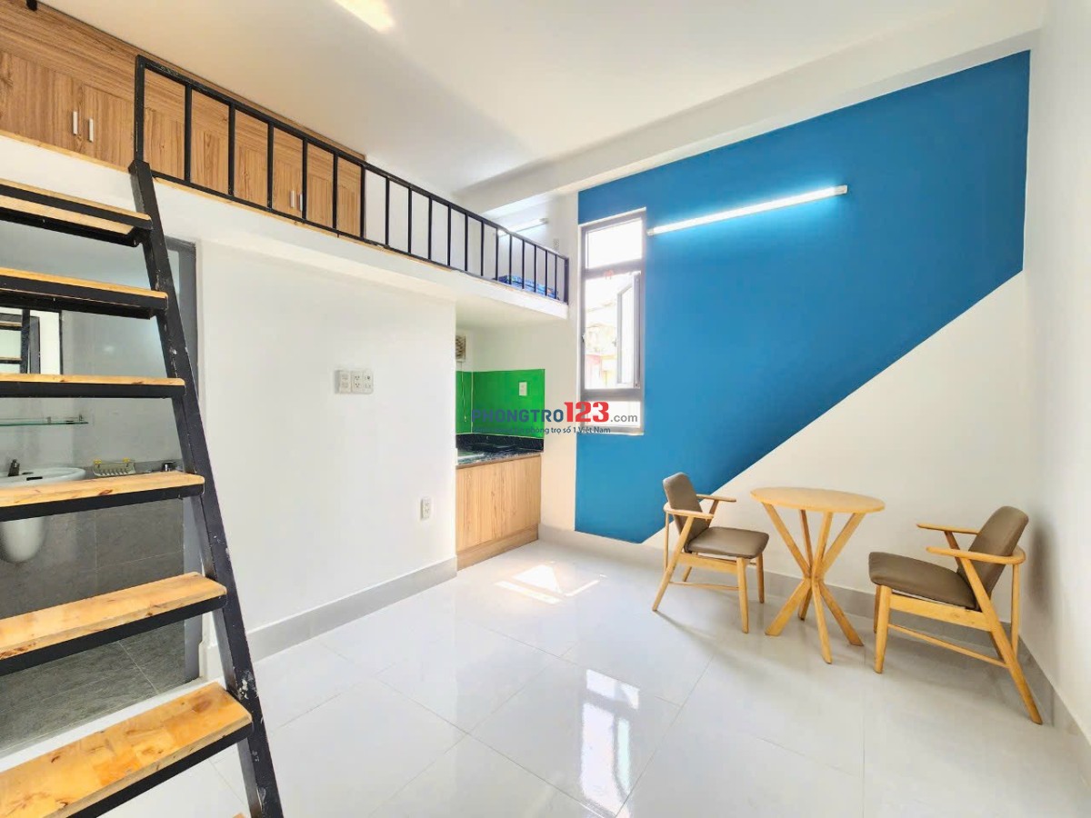 Phòng có gác 30m2, cửa sổ trời, nhà thang máy, full NT Ung Văn Khiêm, Bình Thạnh, ở được nhiều người