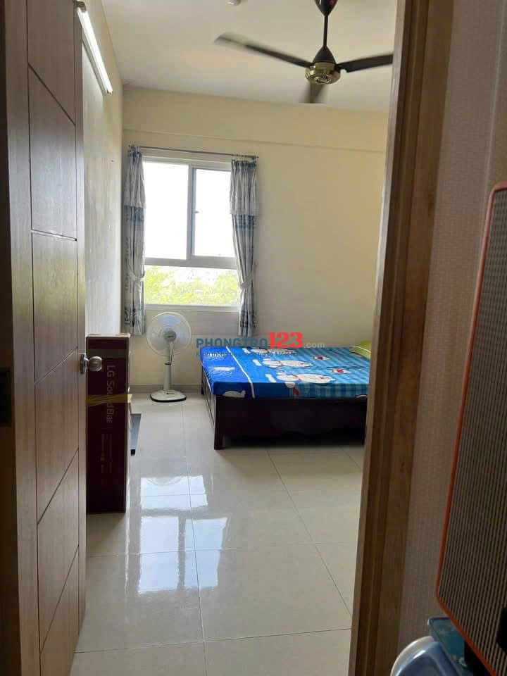 Chung cư Cao Thắng, Quận 3: 55m2, 2p ngủ, nhà mới, 8tr/tháng