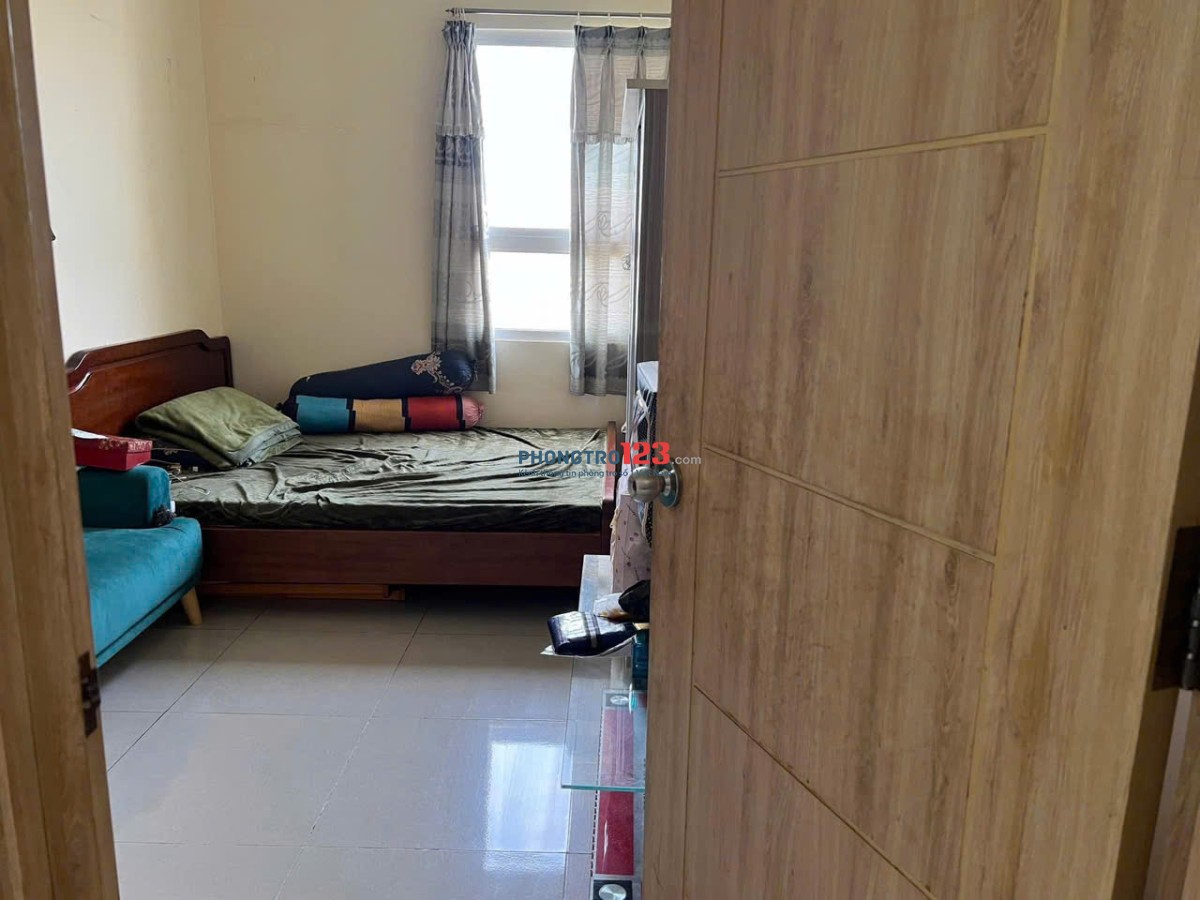 Chung cư Cao Thắng, Quận 3: 55m2, 2p ngủ, nhà mới, 8tr/tháng