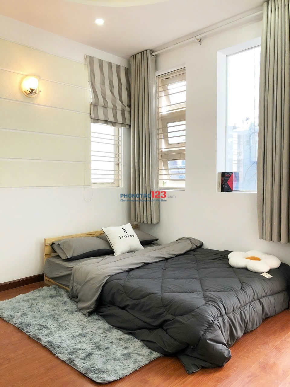 Cho thuê phòng có ban công, hẻm xe hơi, máy giặt riêng - Nguyễn Văn Đậu, Bình Thạnh gần Phú nhuận,GV