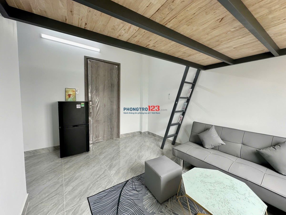 Phòng 35m2 Có Gác Cửa Sổ Thoáng Mát Ngay Nơ Trang Long Bình Thạnh Gần Trường Đại học Mỹ Thuật, VLU