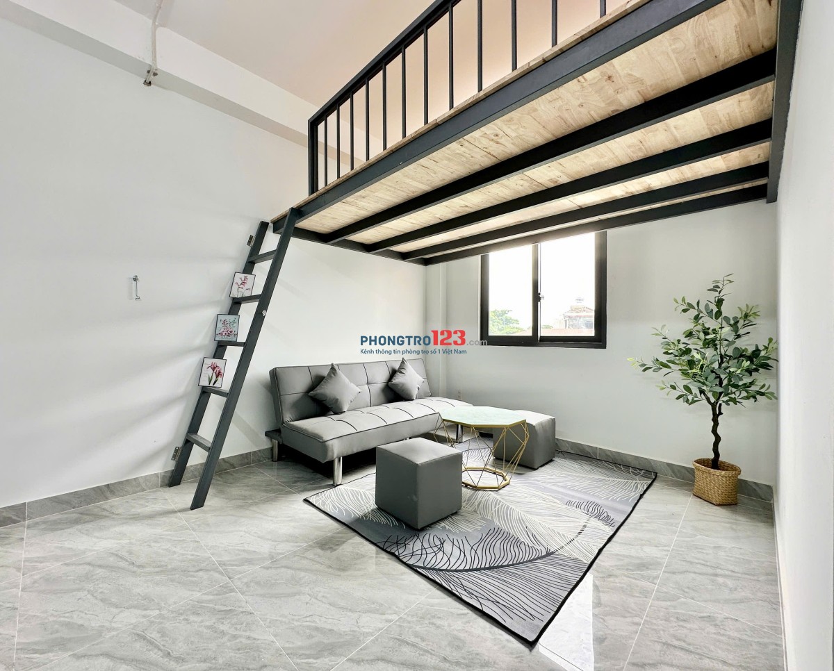 Phòng 35m2 Có Gác Cửa Sổ Thoáng Mát Ngay Nơ Trang Long Bình Thạnh Gần Trường Đại học Mỹ Thuật, VLU