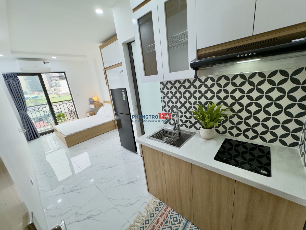 CHO THUÊ PHÒNG STUDIO FULL ĐỒ BAN CÔNG THOÁNG TẠI NGUYỄN HOÀNG - MỸ ĐÌNH