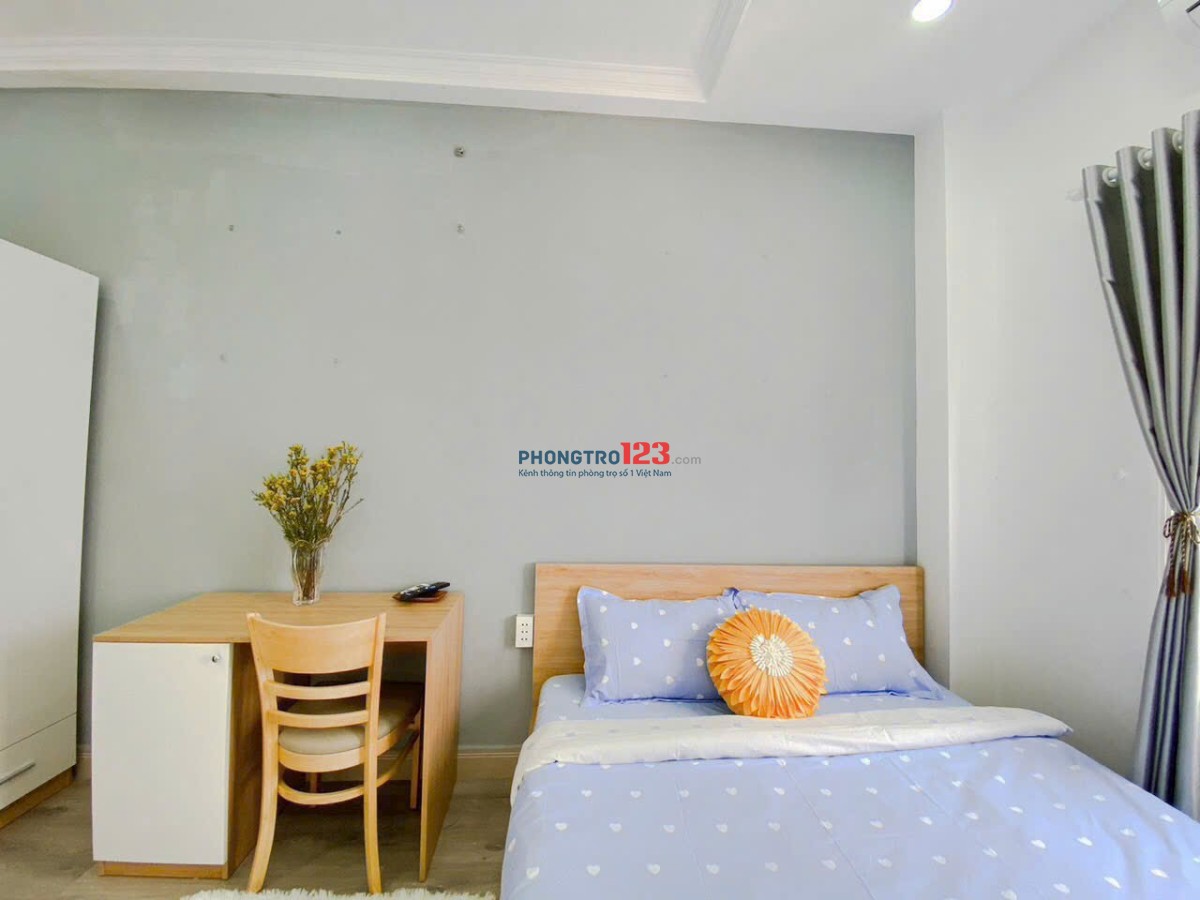 Studio 30m2 ful nội thất, bancol Điện Biên Phủ, quậnBình Thạnh, gần ĐH Kinh tế Tài Chính, Hồng Bàng