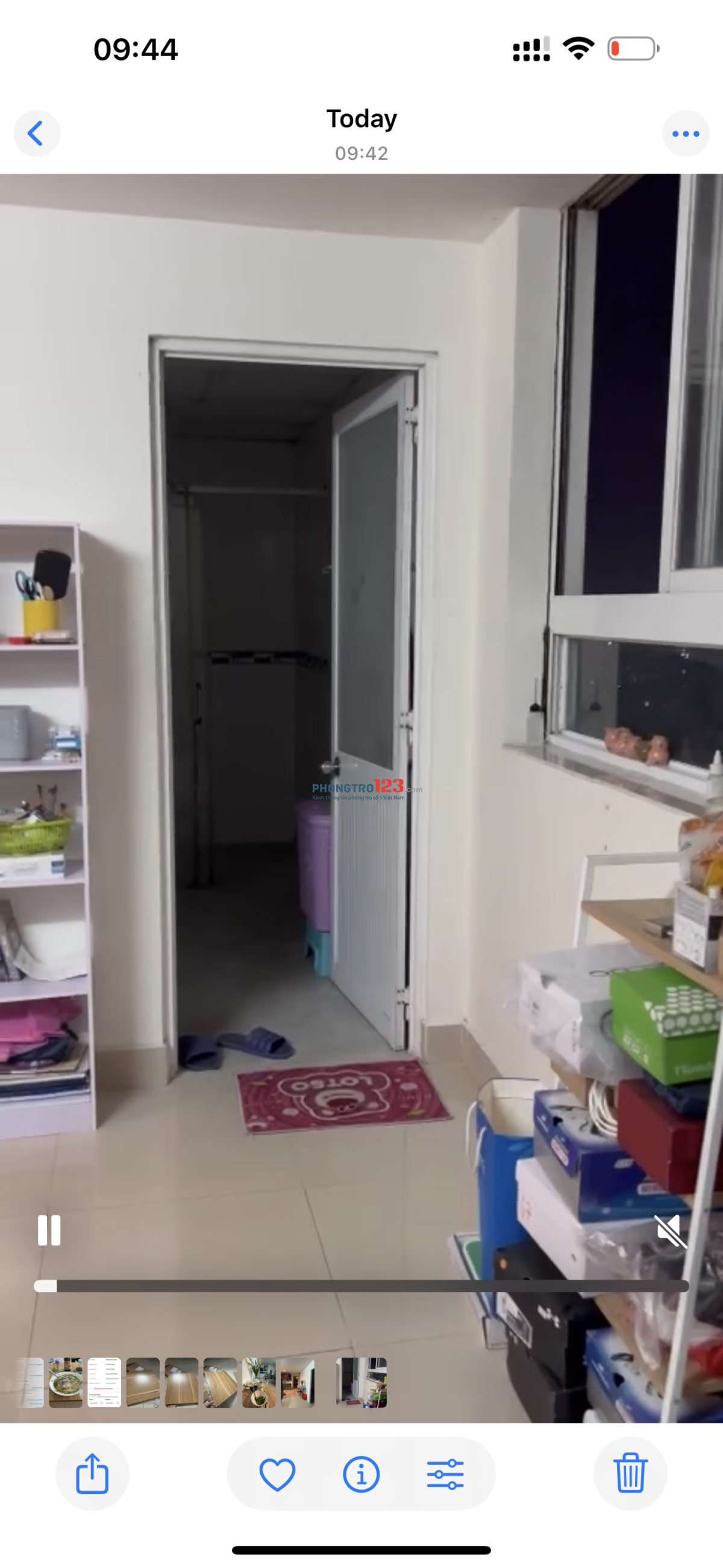 Gia đình cho thuê 1 phòng chung cư 25m2, View Thành Phố Đêm