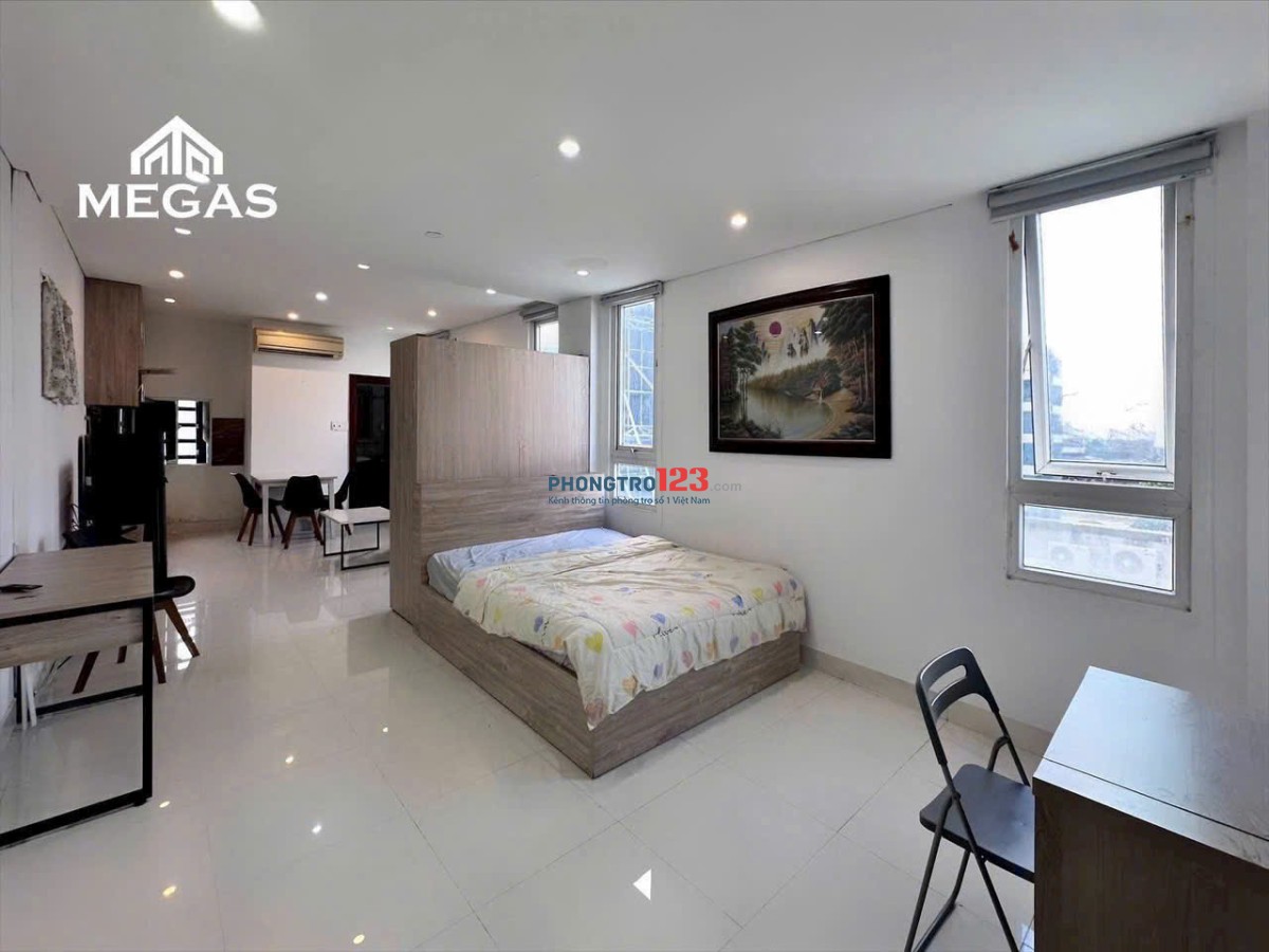 Studio 1PN rộng 35m2 full nội thất gần UEF Hồng Bàng Hutech chỉ 5p đi xe ngay Bạch Đằng Bình Thạnh