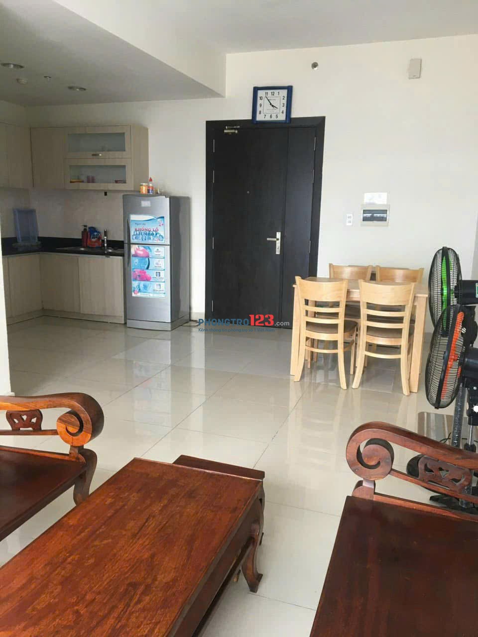 Chung cư Harmona, 75m2, 2pn,NT, giá thuê 12tr, Trương Công Đinh,P14, TB