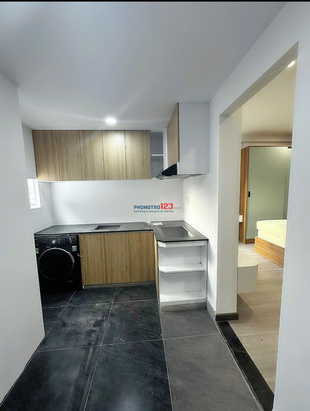 CHO THUÊ CĂN HỘ STUDIO TÁCH BẾP, FULL NỘI THẤT, MÁY GIẶT RIÊNG Ở LÂM VĂN BỀN Q7