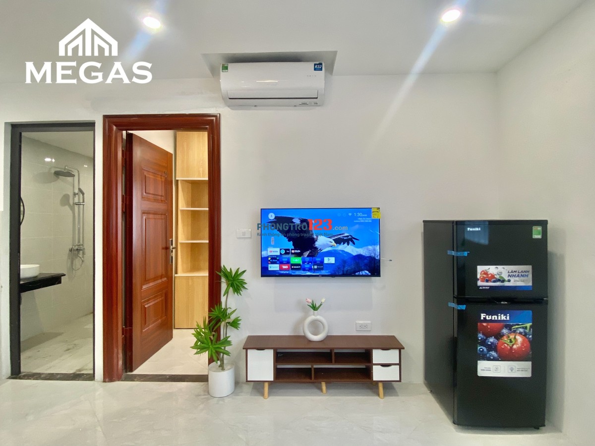 Cho thuê căn hộ 1 ngủ full nội thất cao cấp ngay Vincom Trần Duy Hưng