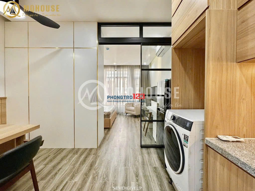 Căn Hộ Tách Bếp 45m2, Giặt Sấy Riêng, Gần Chợ Phan Văn Hân, Hutech