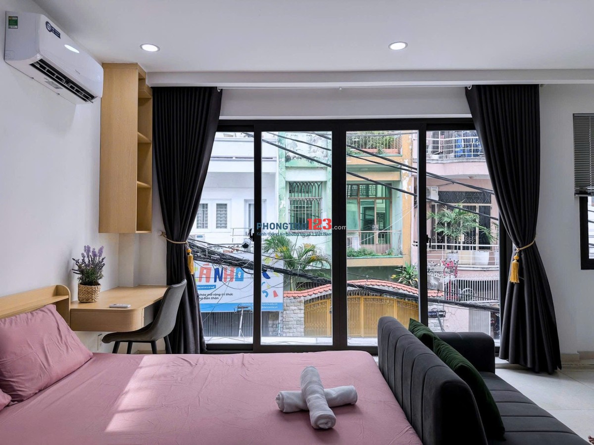 CĂN HỘ 1PN – BAN CÔNG THOÁNG MÁT – FULL NỘI THẤT TẠI TRƯƠNG CÔNG ĐỊNH