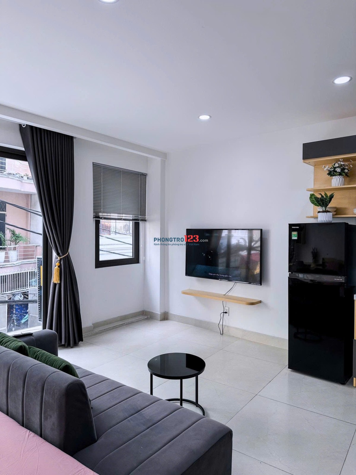 CĂN HỘ 1PN – BAN CÔNG THOÁNG MÁT – FULL NỘI THẤT TẠI TRƯƠNG CÔNG ĐỊNH