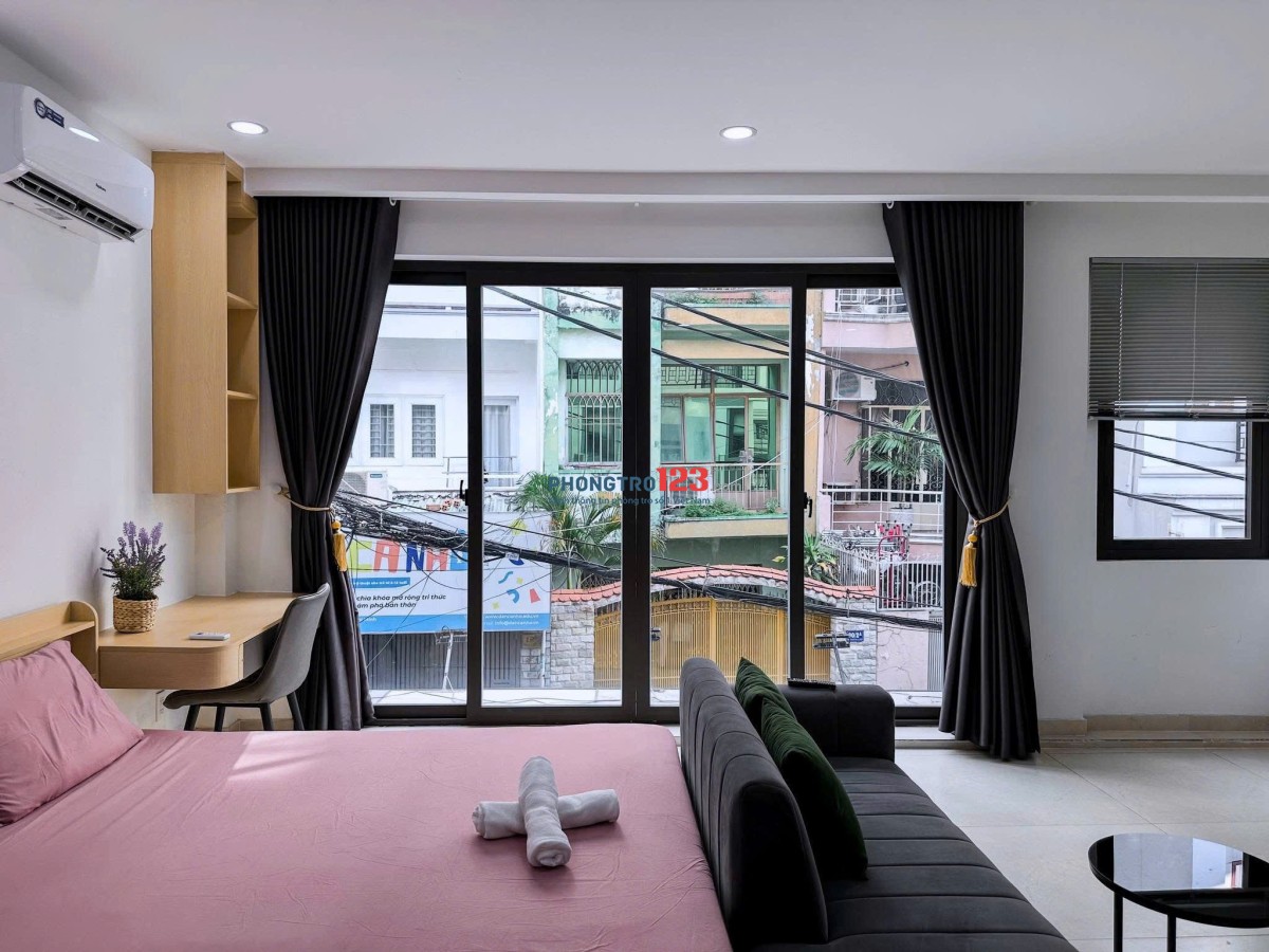 CĂN HỘ 1PN – BAN CÔNG THOÁNG MÁT – FULL NỘI THẤT TẠI TRƯƠNG CÔNG ĐỊNH