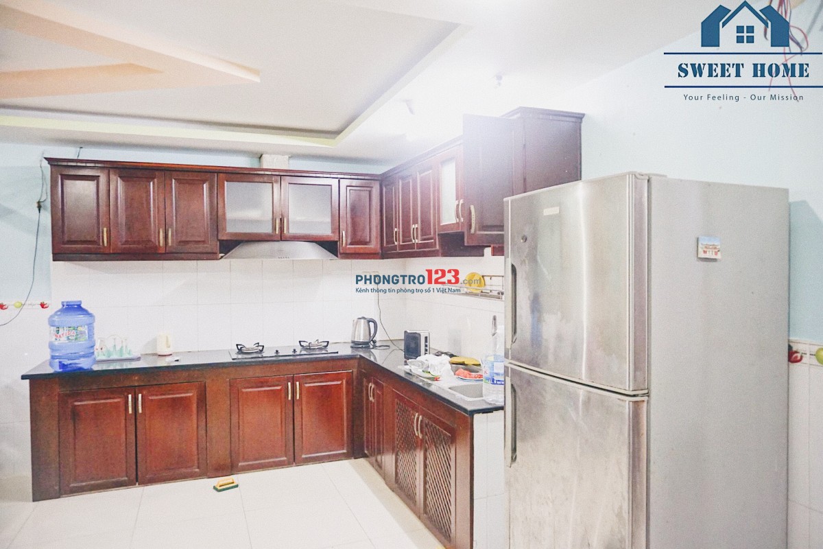 Căn full nội thất 2PN 2WC rộng 75m2 full nội thất 6tr3