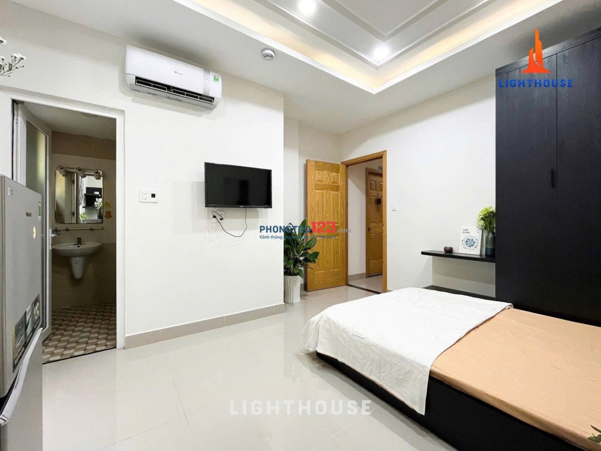 Phòng cho thuê Full nội thất có cửa sổ Phan Đăng Lưu - Bình Thạnh