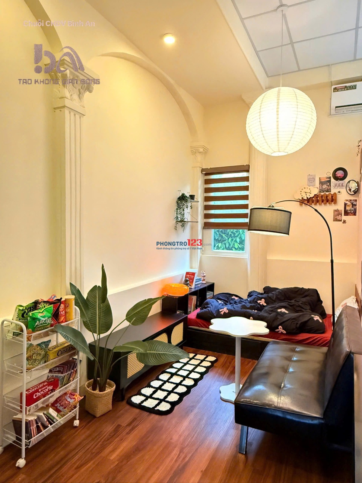 Cho thuê phòng trọ có gác full nội thất cửa sổ trời gần Sân bay Tân Sơn Nhất quận Tân Bình