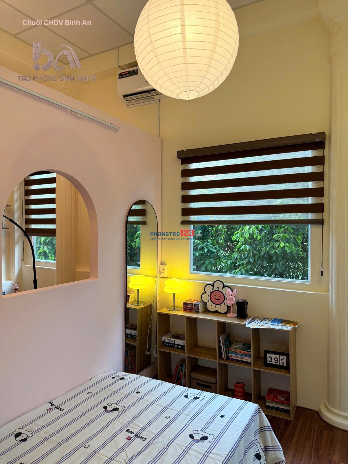 Cho thuê phòng trọ có gác full nội thất cửa sổ trời gần Sân bay Tân Sơn Nhất quận Tân Bình