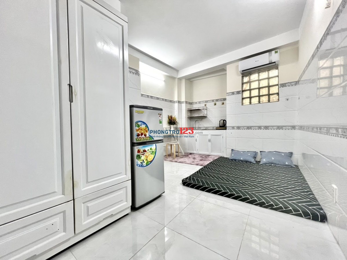 PHÒNG MỚI FULL NỘI THẤT GẦN ĐH GIA ĐỊNH, GẦN SÂN BAY, Ô TÔ TẬN NHÀ