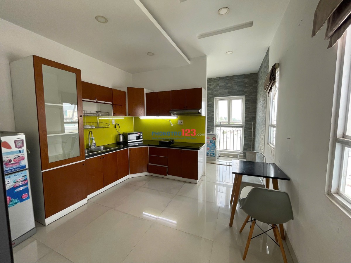 CĂN HỘ 1PN - CHỈ TÍNH ĐIỆN - 50M2 - THANG MÁY - HẦM XE - NGAY KHU ẨM THỰC - NHIỀU CH TIỆN LỢI