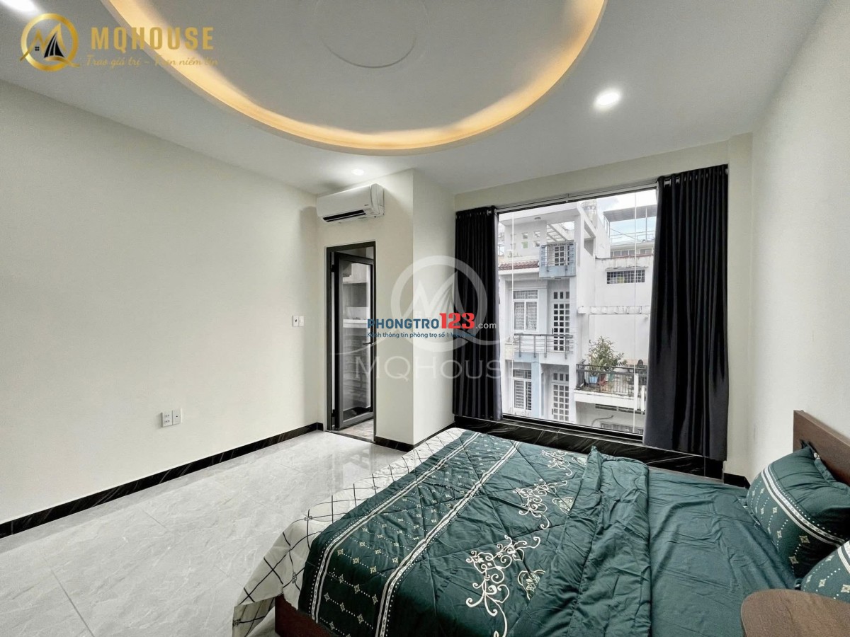 Chdv cho thuê full nội thất - mới xây - thang máy khu sân bay Tân Bình