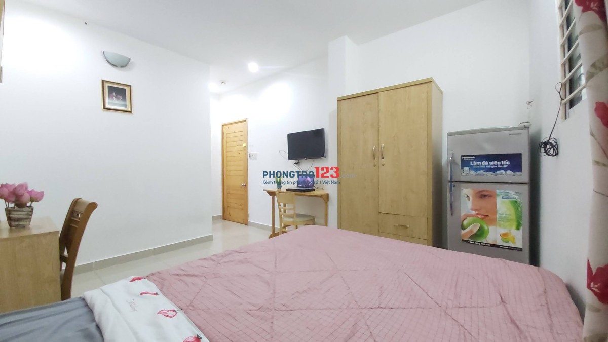PHÒNG FULL TIỆN NGHI TRUNG TÂM Q3 LÊ VĂN SỸ