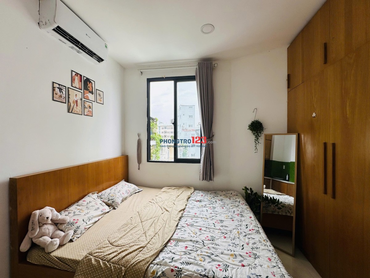 CHO THUÊ PHÒNG 32m2 CỬA SỔ , TÁCH BẾP - NƠ TRANG LONG, BÌNH THẠNH