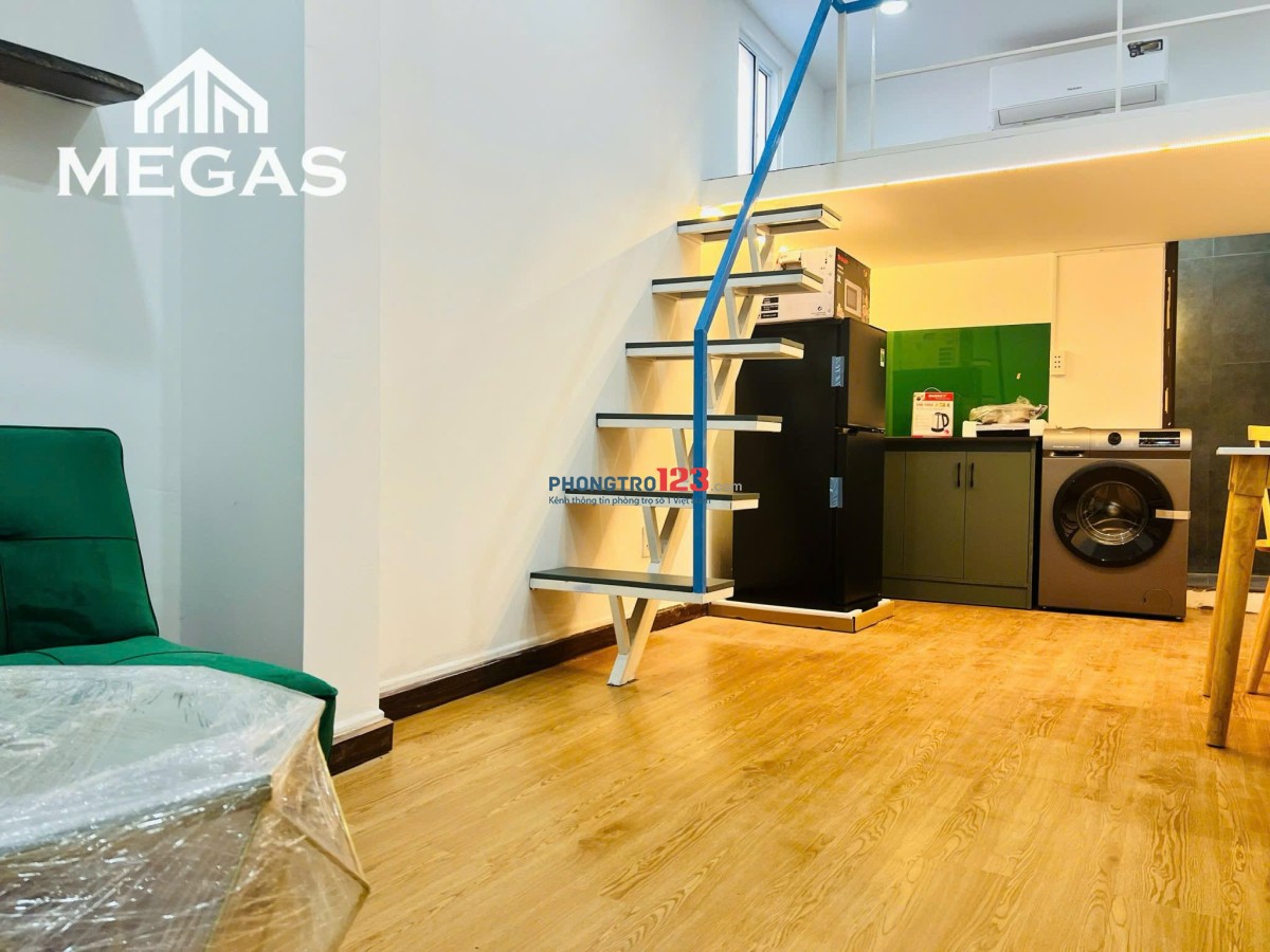 Phòng Duplex Full nội thất có cửa sổ Điện Biên Phủ - Phú Nhuận gầb UEF, Hutech, Hồng bàng