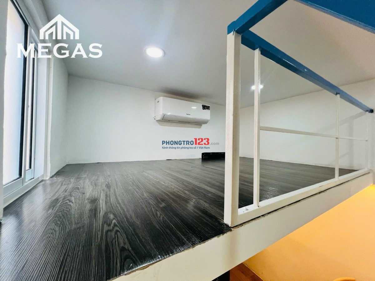 Phòng Duplex Full nội thất có cửa sổ Điện Biên Phủ - Phú Nhuận gầb UEF, Hutech, Hồng bàng