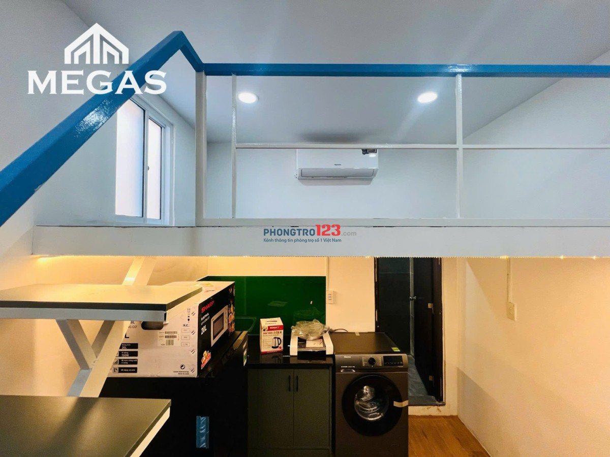 Phòng Duplex Full nội thất có cửa sổ Điện Biên Phủ - Phú Nhuận gầb UEF, Hutech, Hồng bàng