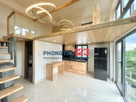 Cho thuê phòng duplex gác cao full nội thất cửa sổ trời ngay sân bay Tân Sơn Nhất quận Tân Bình