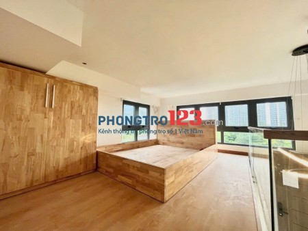 Cho thuê phòng duplex gác cao full nội thất cửa sổ trời ngay sân bay Tân Sơn Nhất quận Tân Bình
