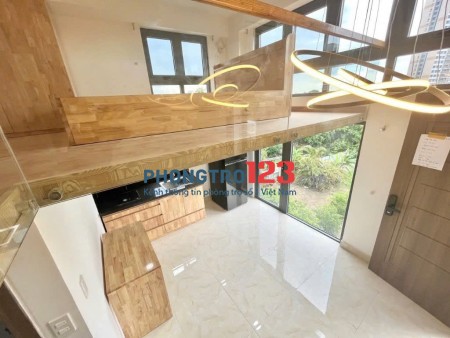Cho thuê phòng duplex gác cao full nội thất cửa sổ trời ngay sân bay Tân Sơn Nhất quận Tân Bình