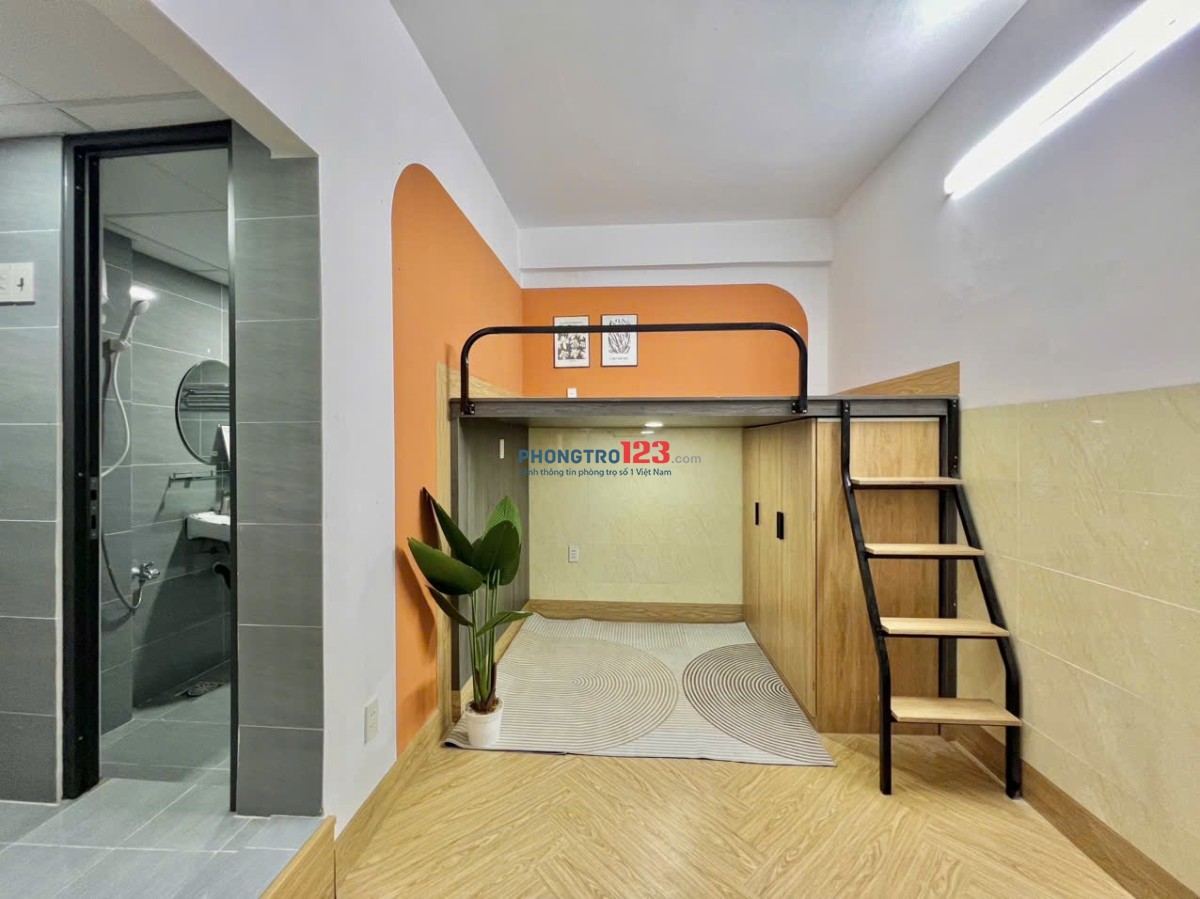 CĂN HỘ CÓ GÁC FULL NỘI THẤT – MỚI TINH – GẦN KHU SÂN BAY