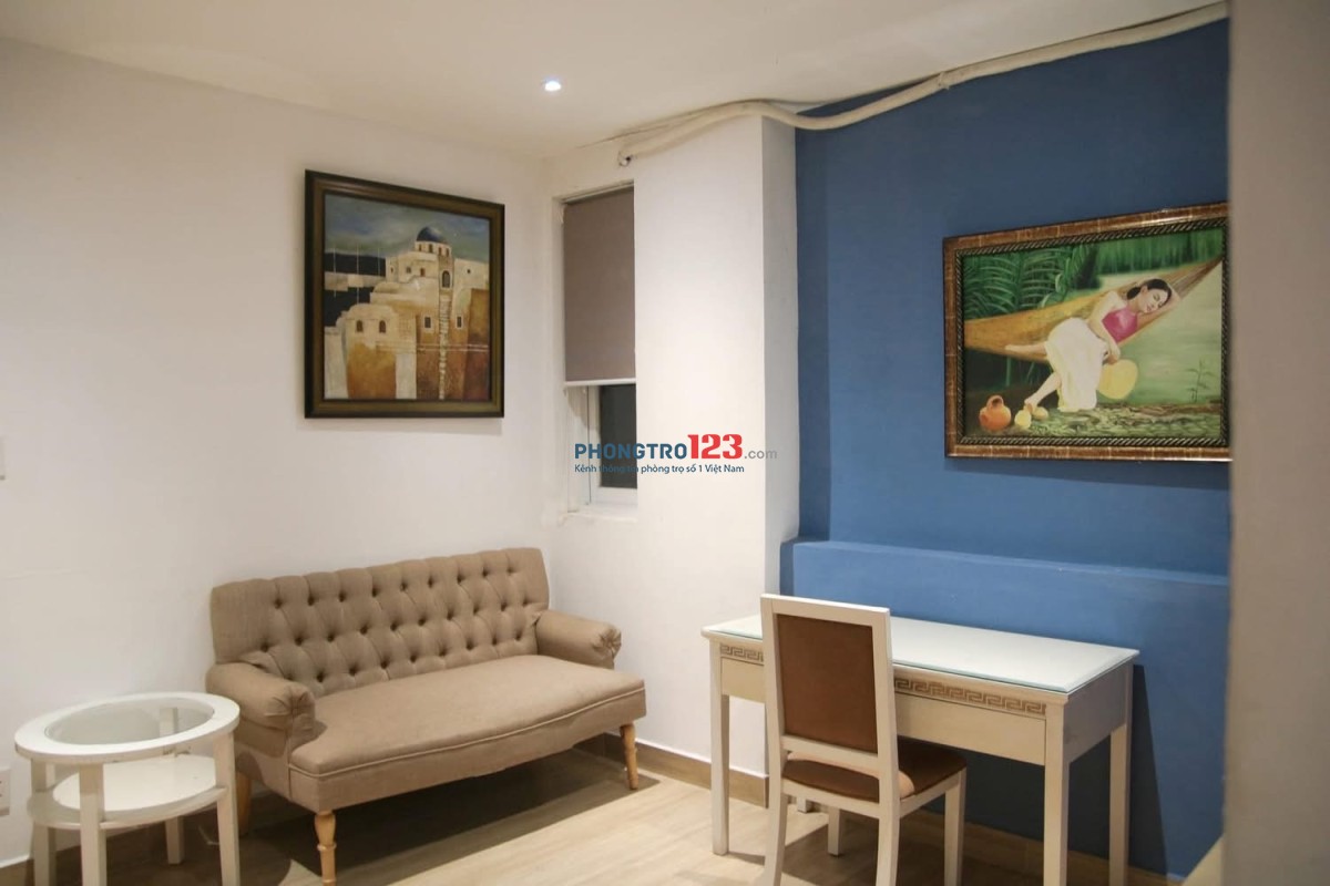 Cho thuê Studio full nội thất cách chợ Bến Thánh 200m 50m2