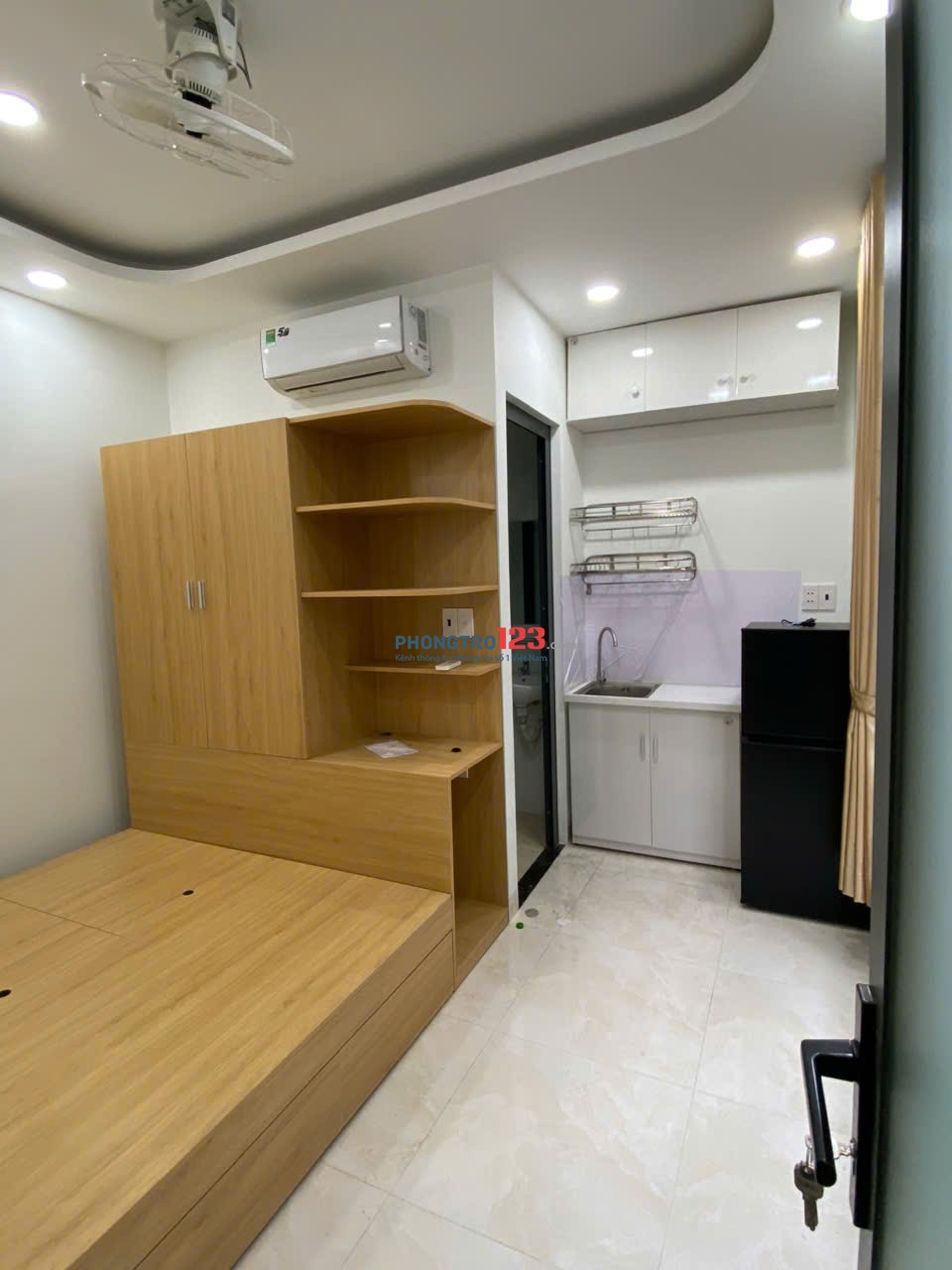 Phòng trọ 64/13 TRƯỜNG SA, P17, Bình Thạnh. Sát Q1, Full Nội Thất