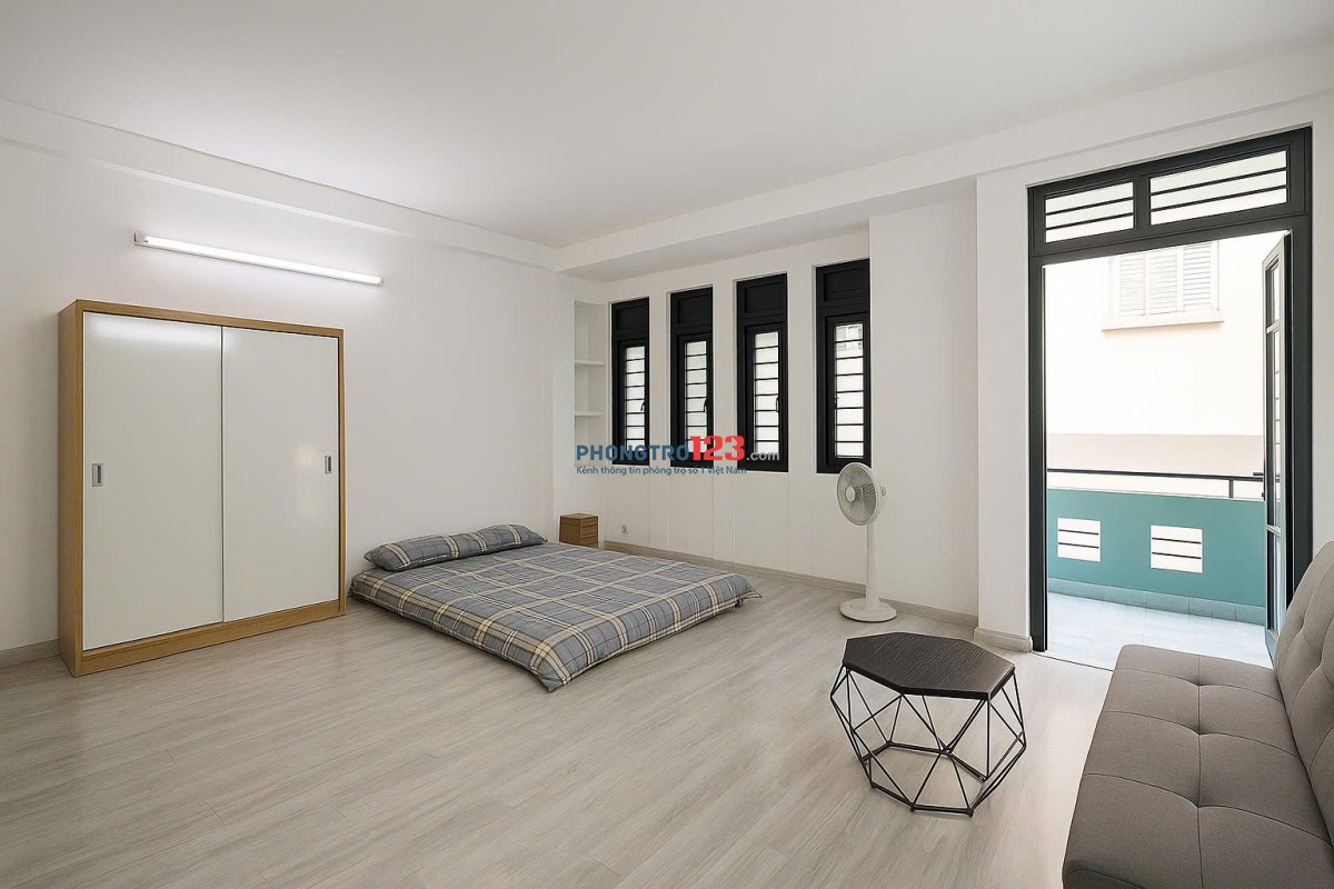 Căn hộ 35m² – Full nội thất như nhà mẫu – Có sofa, máy lạnh, tủ lạnh, ban công siêu xịn!
