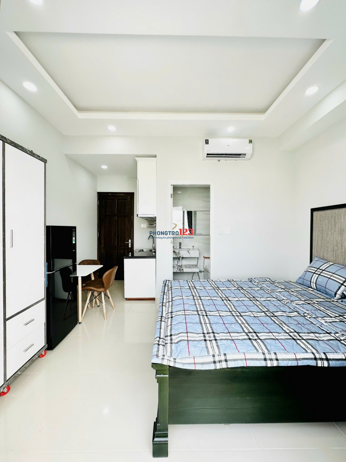 Căn hộ 35m² – Full nội thất như nhà mẫu – Có sofa, máy lạnh, tủ lạnh, ban công siêu xịn!